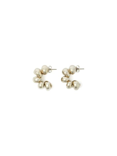 SUNNEI PUFFY EARRINGS / silver