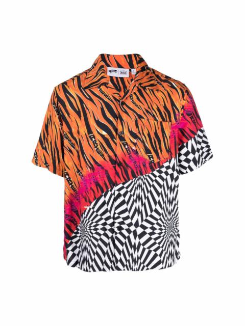 Vans x Aries distorted check shirt