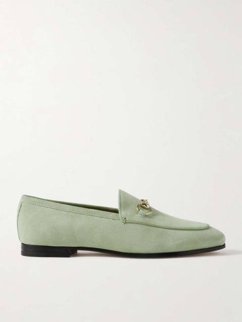 【関税&送料込】Gucci Pastel Green Suede Loafers GUCCI Pastel Green Suede Loafers | italist | REVERSIBLE