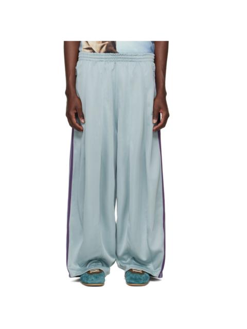 NEEDLES Blue Poly Smooth H.D. Track Pants