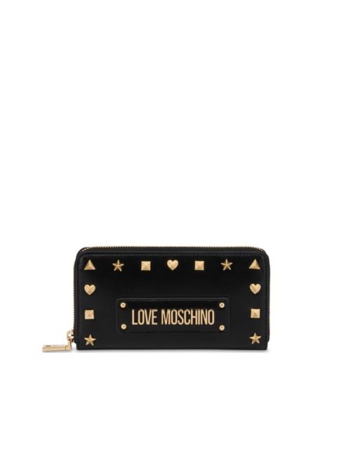 Moschino studs long wallet