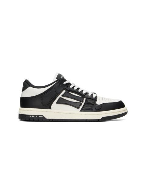AMIRI Black & White Skel-Top Low Sneakers