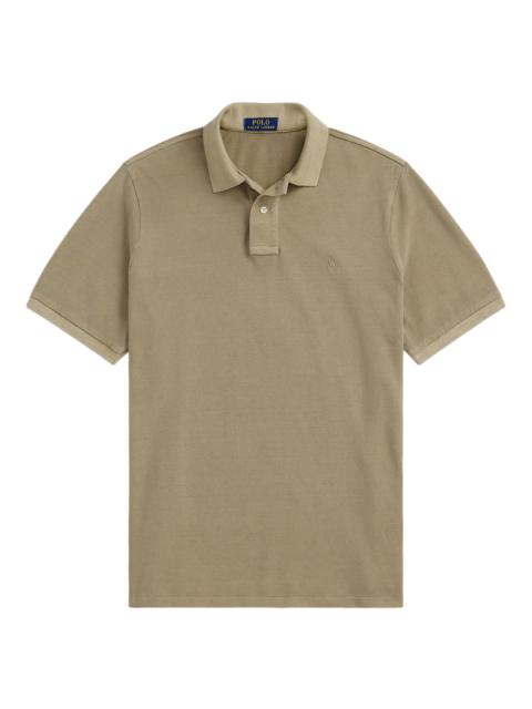 Polo Ralph Lauren Men's Classic-Fit Mineral-Dyed Mesh Polo Shirt - Olive