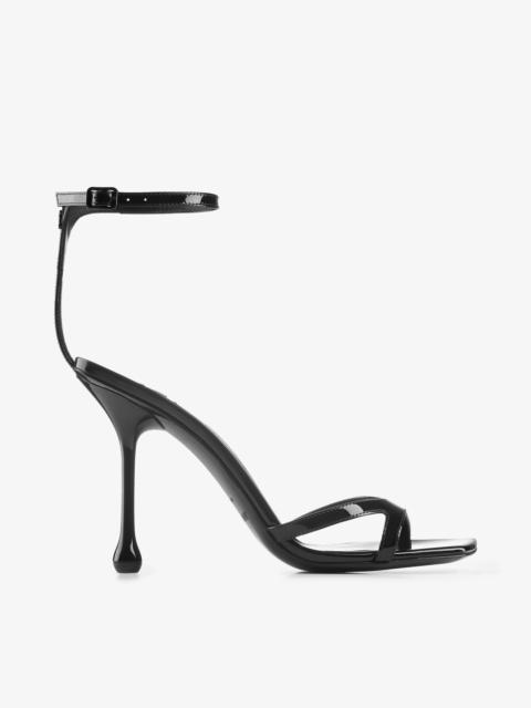 JIMMY CHOO Ixia Sandal 95
Black Patent Leather Sandals