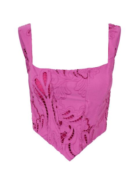 GIUSEPPE DI MORABITO Embroidered bustier