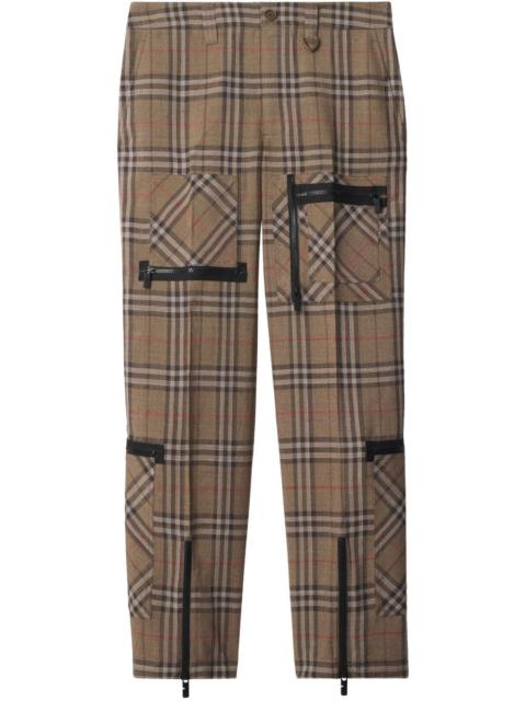Burberry Check Cargo trousers