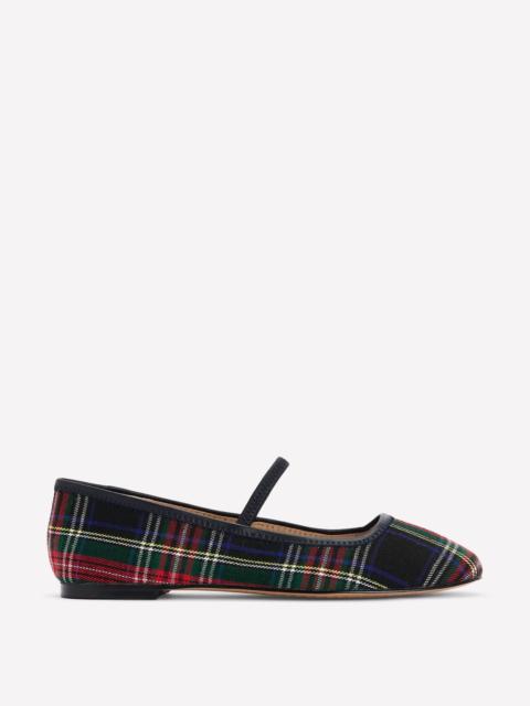 BODEN Thea Mary Jane Ballet Flats-Check