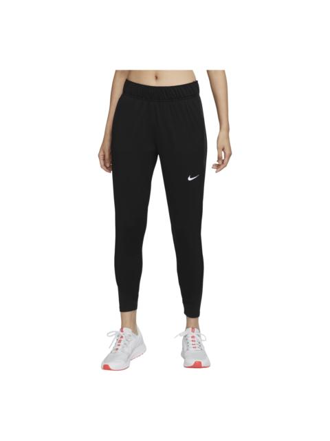 Nike (WMNS) Nike Solid Color Small Logo Sports Pants/Trousers/Joggers Black DD6473-010
