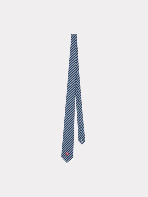 KENZO 'KENZO Target' striped silk tie