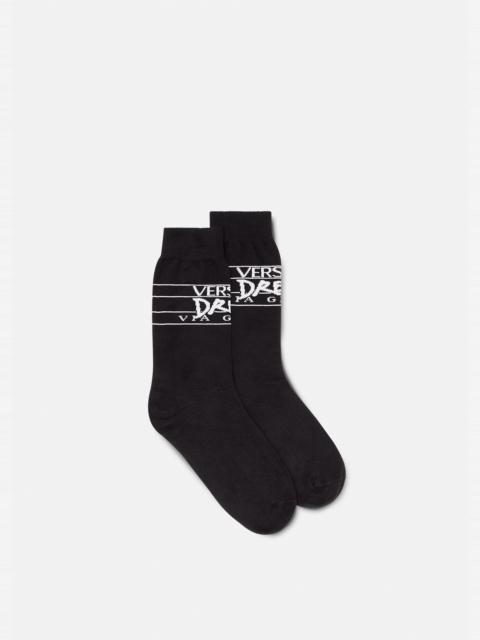 VERSACE Dream Logo Socks