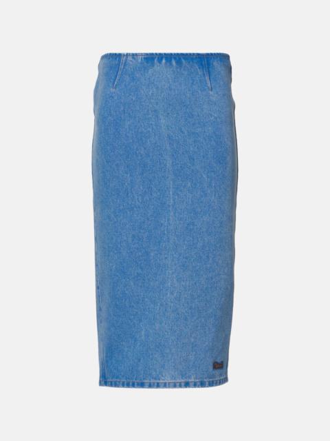 Marni Denim midi skirt