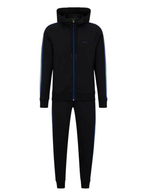 BOSS hooded stripe tracksuit