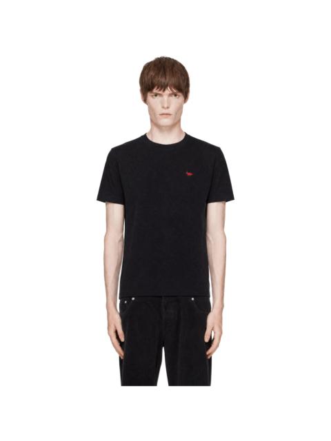 Maison Kitsuné Black Red Profile Fox Comfort T-shirt