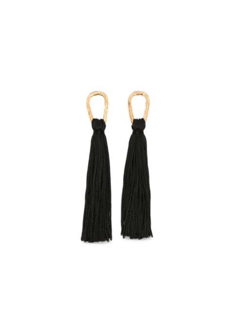 forte_forte hammered tassel earrings