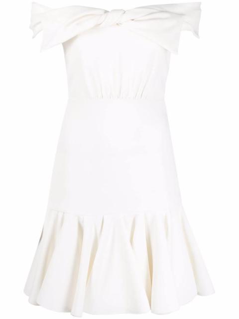 GIAMBATTISTA VALLI off-shoulder bow-detail dress