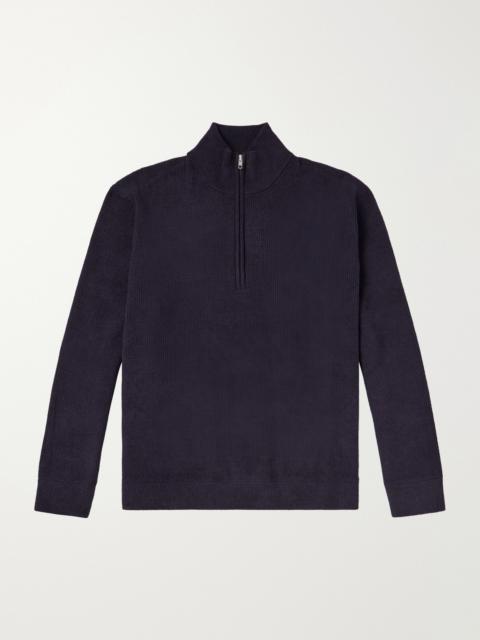NN07 Danny 6429 Ribbed Chenille Half-Zip Sweater