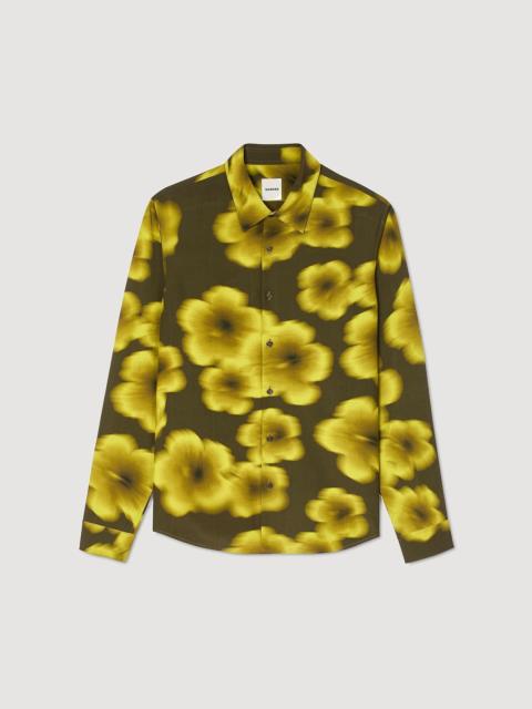 Sandro LOOSE-FIT FLORAL SHIRT