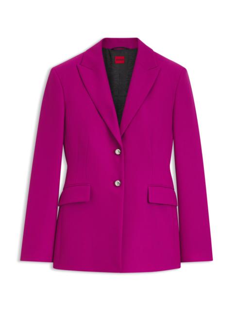 HUGO REGULAR-FIT BLAZER WITH METAL BUTTONS