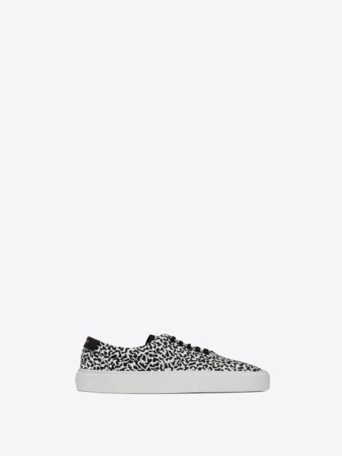 venice sneakers in sparkle-print canvas