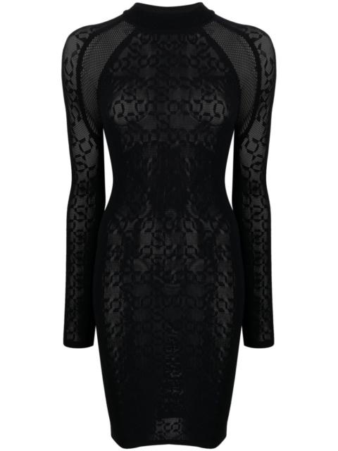 Wolford x  Simkhai intricate-sheer dress