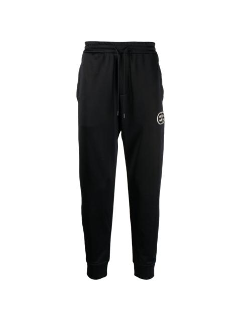 logo-patch track pants