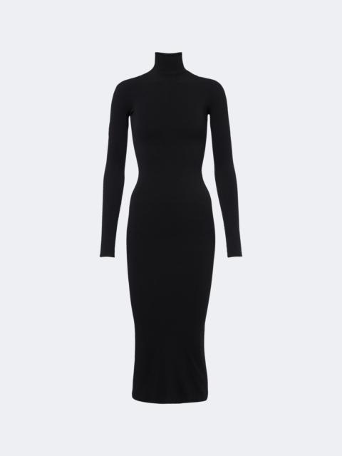 GUCCI Jersey turtleneck midi dress
