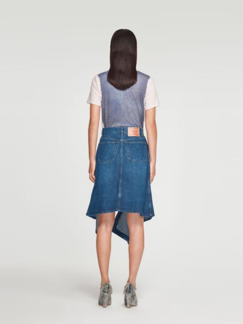 Y/Project Cut Out Denim 미니 스커트