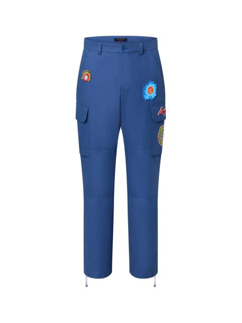 Louis Vuitton LV x YK Embroidered Faces Cargo Pants