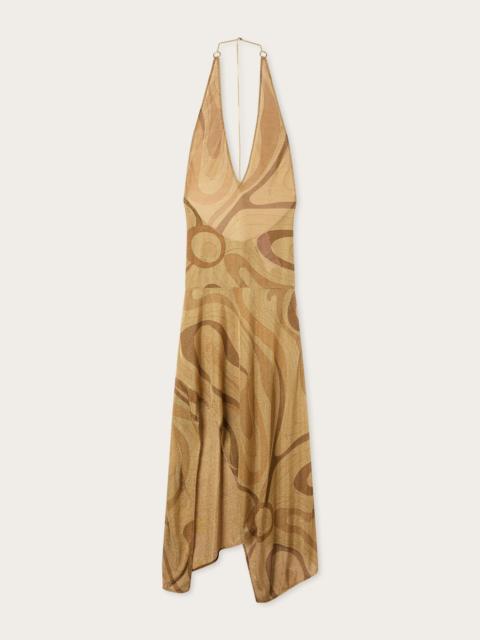 PUCCI MARMO PRINT LUREX DRESS