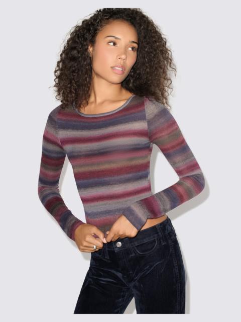 RE/DONE Nicki Pullover - Mulberry Combo