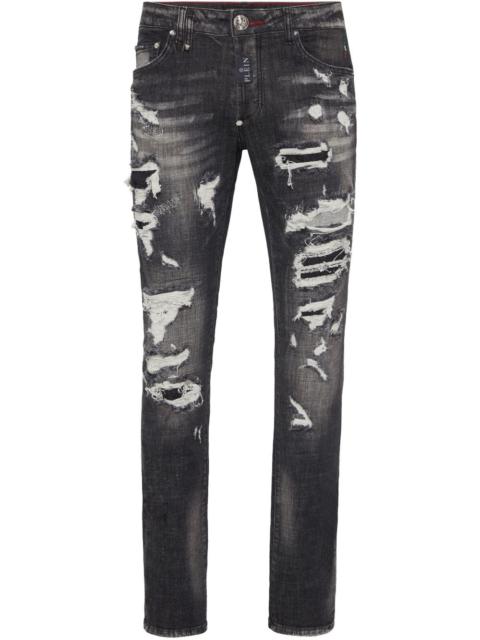 PHILIPP PLEIN distressed-effect jeans