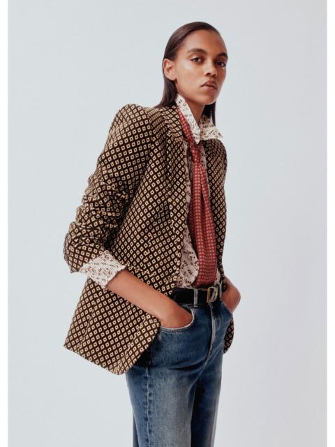 ME+EM Sharp Shoulder Blazer