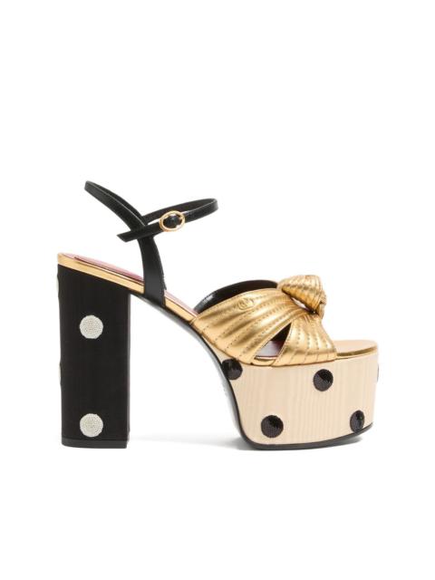 Valentino knot-detail heeled sandals