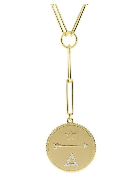 FOUNDRAE Large Dream Medallion Clip Chain Necklace