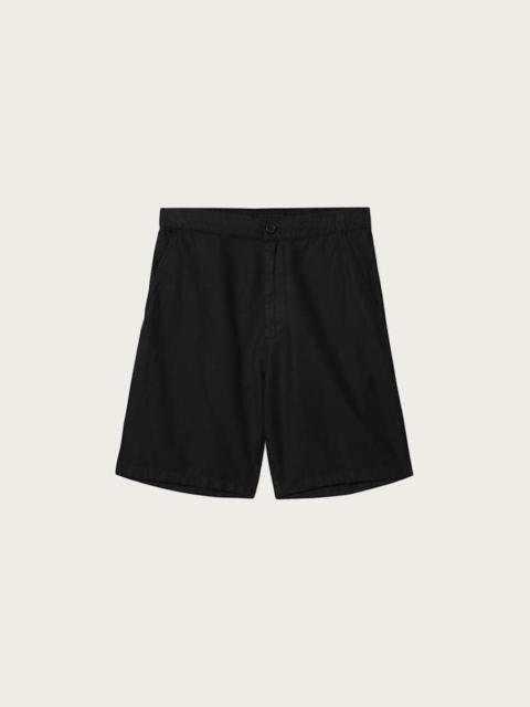 ALLSAINTS CORBETT RELAXED FIT LINEN BLEND SHORTS