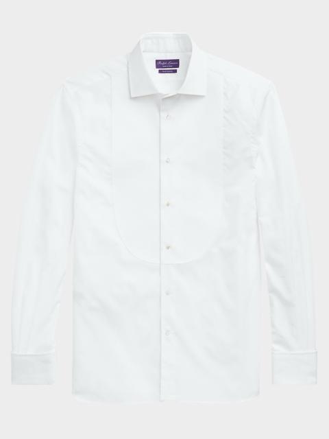 Ralph Lauren Men's Aston Piqué Bib French Cuff Dress Shirt