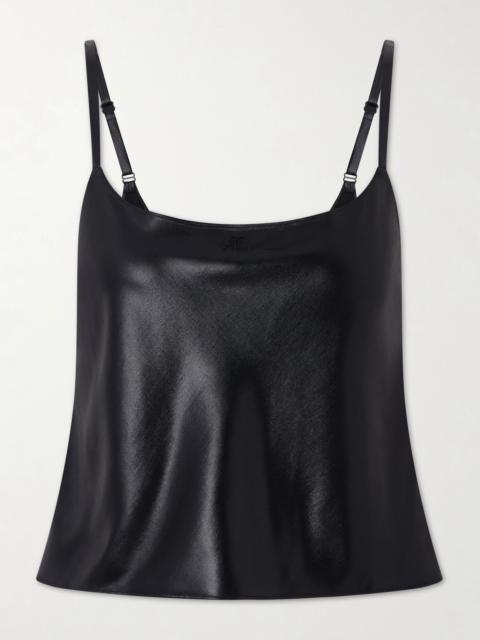 courrèges Satin Camisole Top