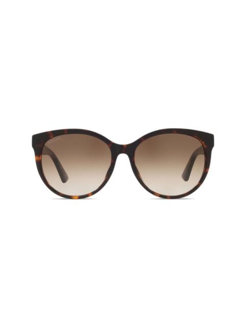 GUCCI oval-frame sunglasses