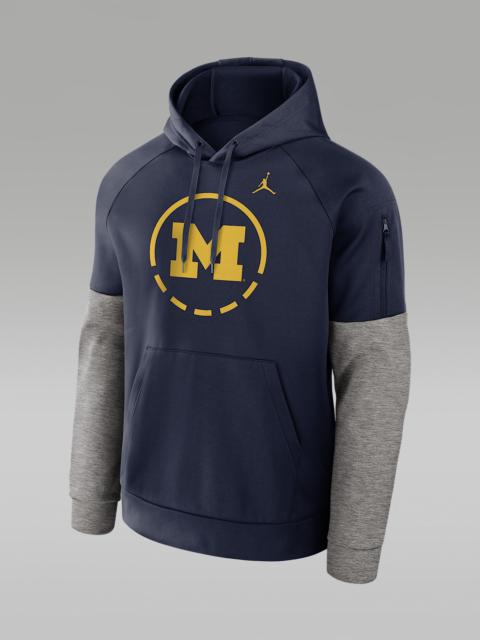 Jordan Michigan Primetime Men's Jordan Brand Therma-FIT College Pullover Hoodie