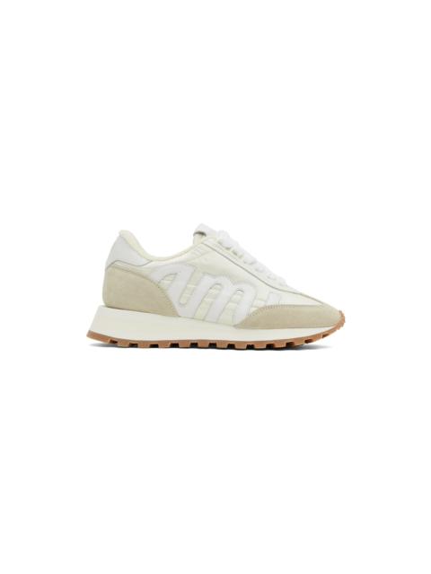 Off-White & Beige Rush Sneakers