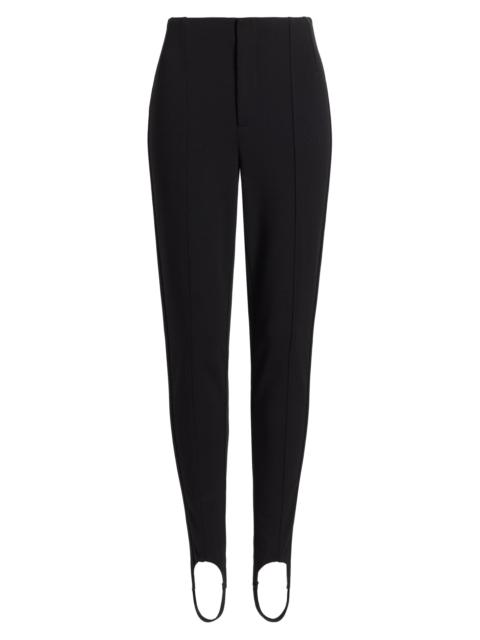 DEREK LAM 10 CROSBY Women's Jessamine Crêpe Knit Stirrup Pants - Black