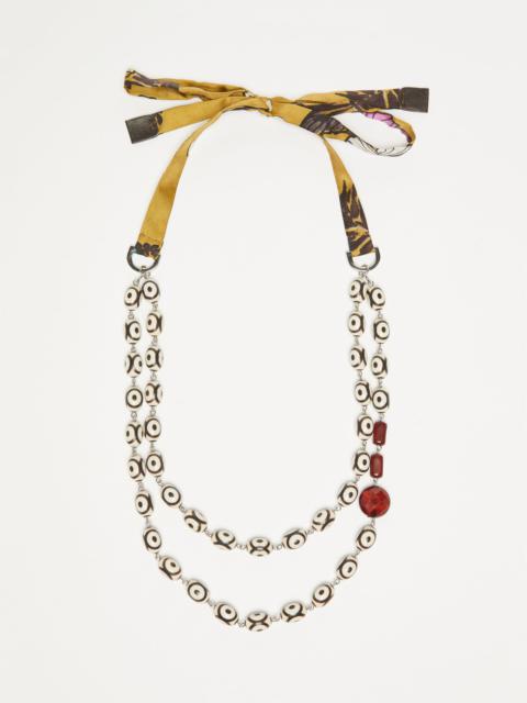 Max Mara Ribbon-adorned necklace