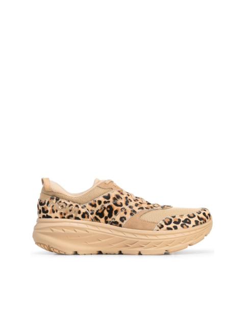 x Engineered Garments Bondi L leopard print sneakers
