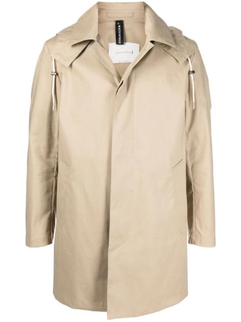 Mackintosh Cambridge short hooded coat