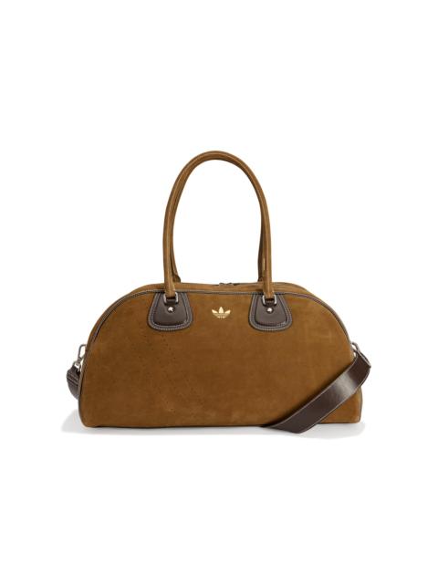 adidas WB Large Suede Bowling Bag brown