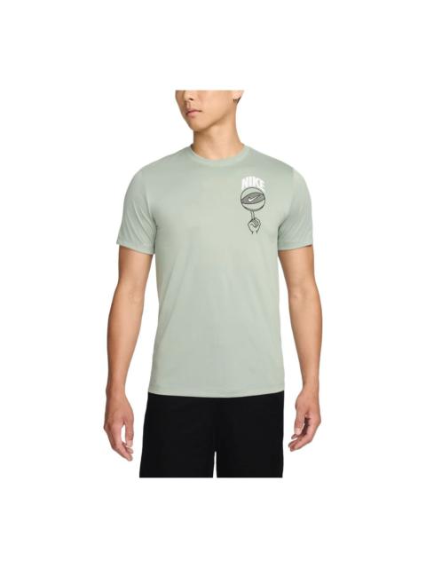 Nike Nike Dri-FIT Basketball T-shirt Asia Sizing 'Jade Horizon' FZ8098-370