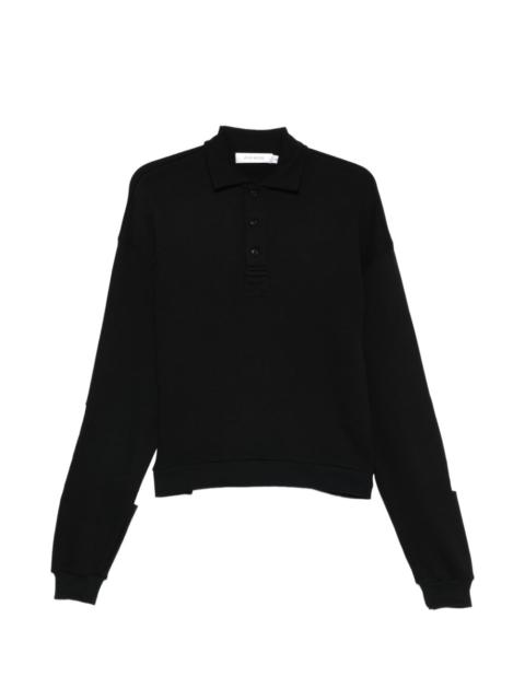 AYA MUSE collared patched polo shirt