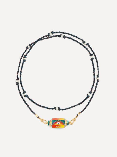 MARIE LICHTENBERG 14ct Gold Eye Will Locket