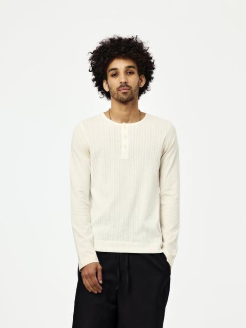 Dries Van Noten HEBTON LONG SLEEVED T-SHIRT (OFF WHITE)