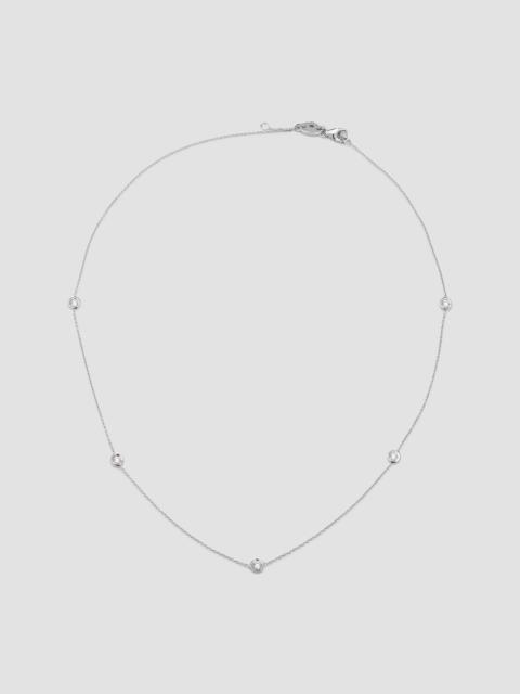 ROBERTO COIN Women's Diamond By The Inch 18K White Gold & Diamond 5-Station Necklace/18" - White Gold